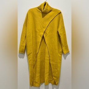 Turtle neck Long Sleeve Open Cocoon Sweater